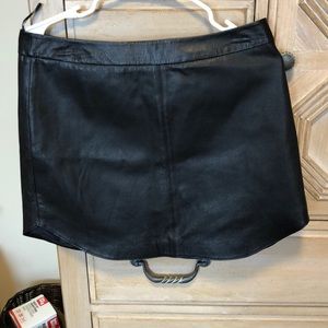 BB Dakota Genuine Leather Skirt